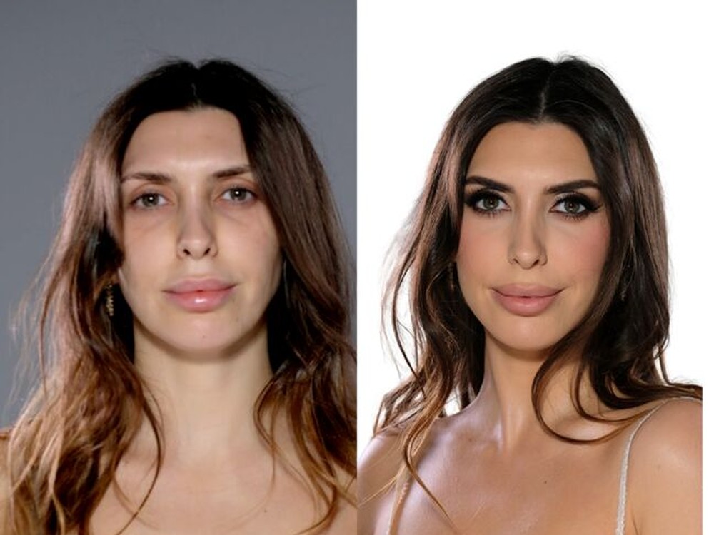 Przed i po - Soft Glam z mocnym okiem