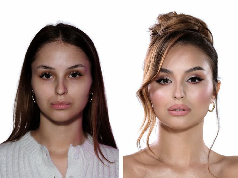 Przed i po - Flawless Glass Skin